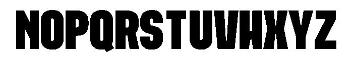 MuotoMonoUltraCond Black Font UPPERCASE