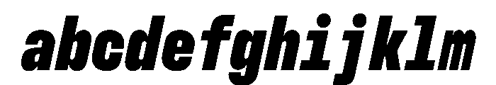 MuotoMonoUltraCond BlackItalic FONT