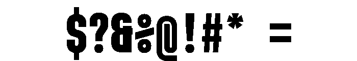 MuotoMonoUltraCond Bold Font OTHER CHARS