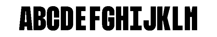 MuotoMonoUltraCond Bold Font UPPERCASE