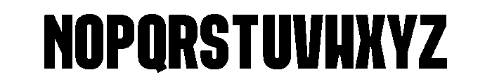 MuotoMonoUltraCond Bold Font UPPERCASE