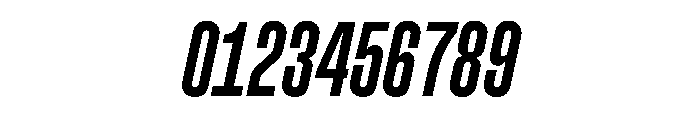 MuotoMonoUltraCond Italic Font OTHER CHARS