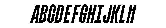 MuotoMonoUltraCond Italic Font UPPERCASE