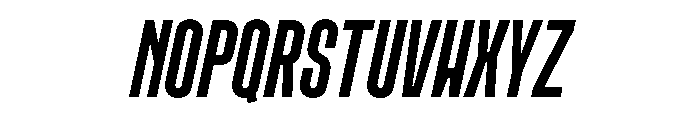 MuotoMonoUltraCond Italic Font UPPERCASE