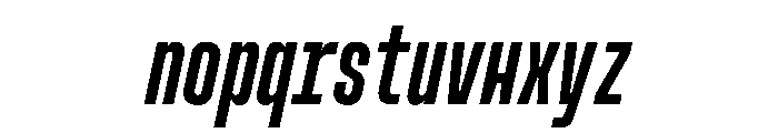 MuotoMonoUltraCond Italic Font LOWERCASE
