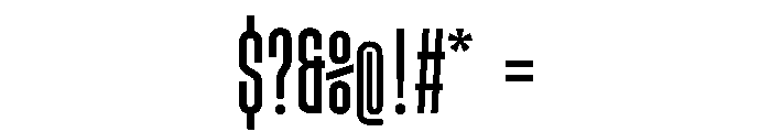 MuotoMonoUltraCond Light Font OTHER CHARS