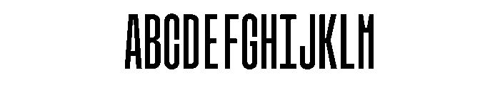 MuotoMonoUltraCond Light Font UPPERCASE