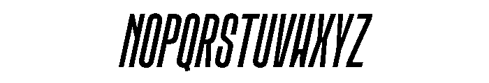 MuotoMonoUltraCond LightItalic Font UPPERCASE