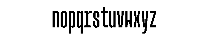 MuotoMonoUltraCond Light Font LOWERCASE