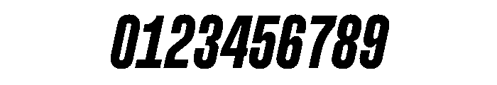 MuotoMonoUltraCond MediumItalic Font OTHER CHARS