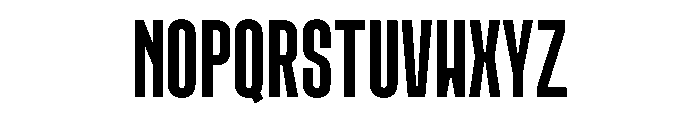 MuotoMonoUltraCond Regular Font UPPERCASE