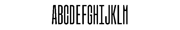 MuotoMonoUltraCond Thin Font UPPERCASE