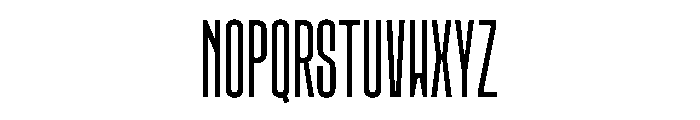 MuotoMonoUltraCond Thin Font UPPERCASE