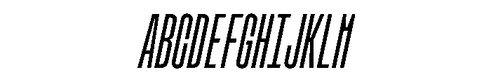 MuotoMonoUltraCond ThinItalic Font UPPERCASE