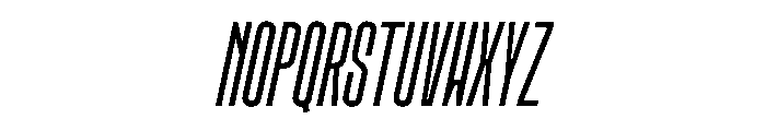 MuotoMonoUltraCond ThinItalic Font UPPERCASE