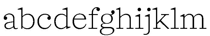 Murrayfield Extralight FONT