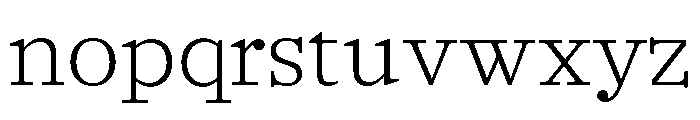 Murrayfield Light Font LOWERCASE