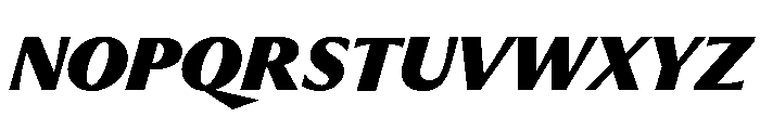 Museum Black 2 Font UPPERCASE