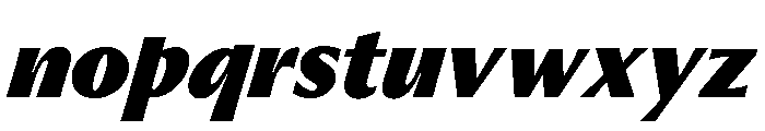 Museum Black 2 Font LOWERCASE