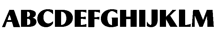 Museum Black Font UPPERCASE