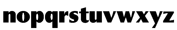 Museum Black Font LOWERCASE
