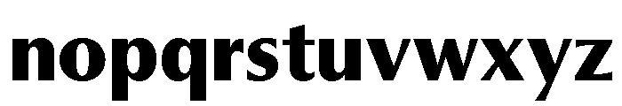 Museum Bold Font LOWERCASE