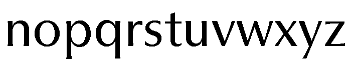 Museum Light Font LOWERCASE
