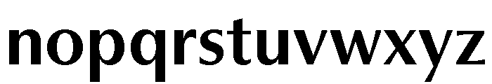 Museum Medium Font LOWERCASE