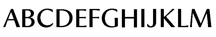 Museum Regular Font UPPERCASE