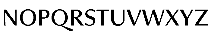 Museum Regular Font UPPERCASE