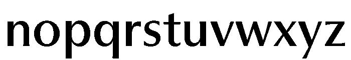 Museum Regular Font LOWERCASE