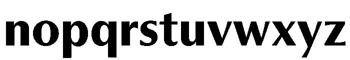 Museum SemiBold Font LOWERCASE