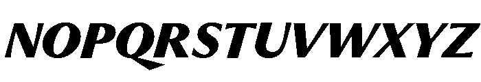 Museum Ultrabold 2 Font UPPERCASE