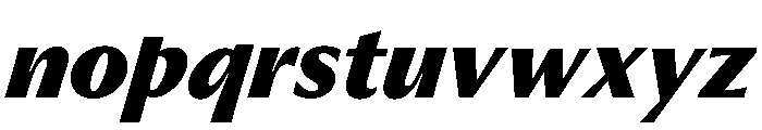 Museum Ultrabold 2 Font LOWERCASE