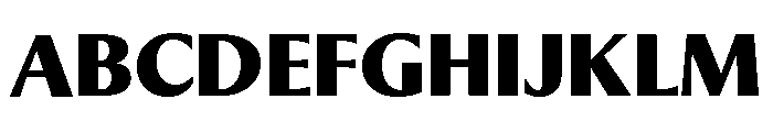 Museum Ultrabold Font UPPERCASE