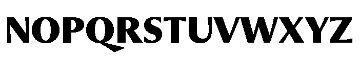 Museum Ultrabold Font UPPERCASE