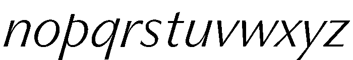 Museum Ultralight 2 Font LOWERCASE