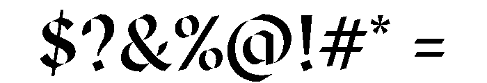 MuseumSans Medium Font OTHER CHARS