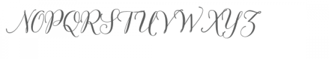 Munira Script Font UPPERCASE