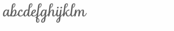 Mustique Font LOWERCASE