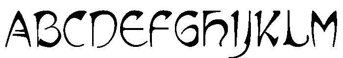 Mucha Regular Font UPPERCASE