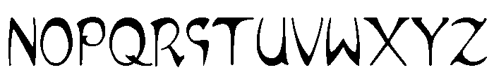 Mucha Regular Font UPPERCASE