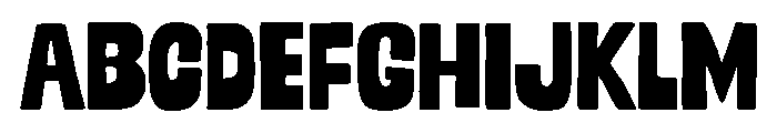 Mudstone Sans Black Font UPPERCASE