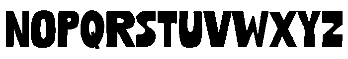 Mudstone Sans Black Font UPPERCASE