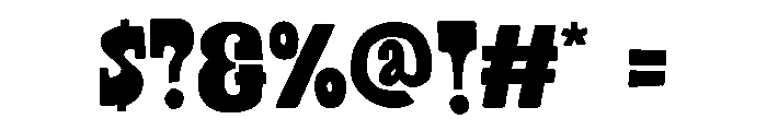 Mudstone Serif Black Font OTHER CHARS
