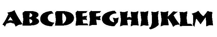 Munich Black Font UPPERCASE