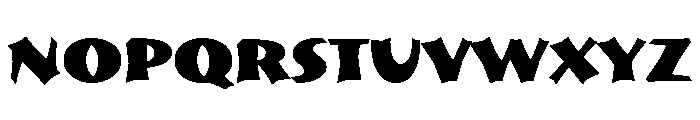 Munich Black Font LOWERCASE