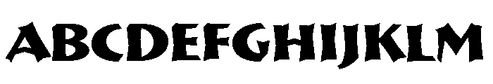 Munich Bold Font UPPERCASE