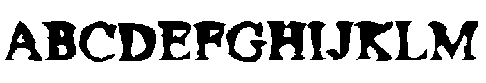 Murkshine Regular Font UPPERCASE