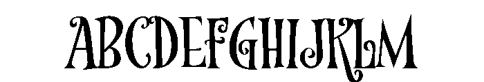 Muschamp Regular Font UPPERCASE